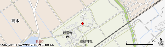 滋賀県野洲市長島645周辺の地図
