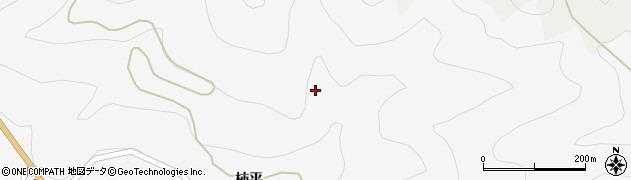 愛知県東栄町（北設楽郡）中設楽（井戸久保）周辺の地図