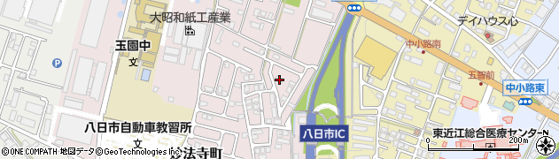 滋賀県東近江市妙法寺町1493周辺の地図