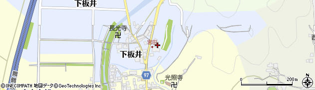 兵庫県丹波篠山市下板井442周辺の地図