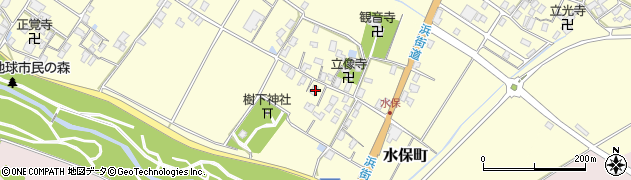滋賀県守山市水保町249周辺の地図