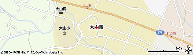 兵庫県丹波篠山市大山新周辺の地図