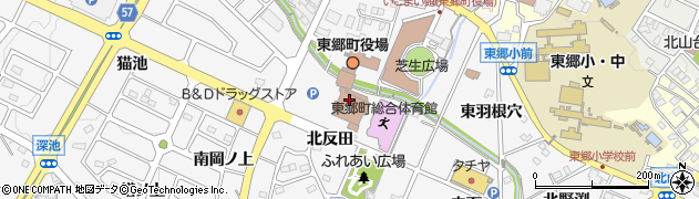東郷町立図書館周辺の地図