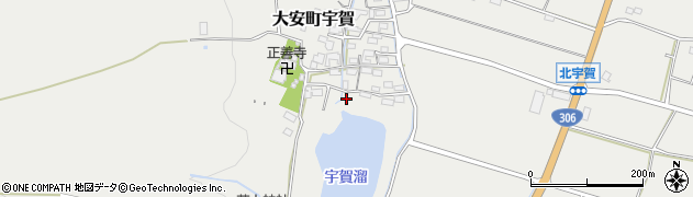 三重県いなべ市大安町宇賀1015周辺の地図