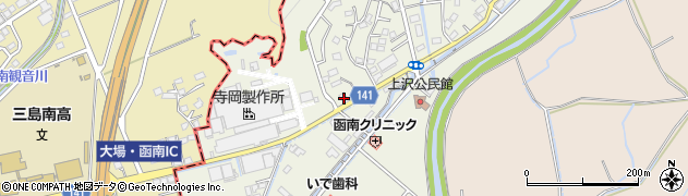 静岡県田方郡函南町上沢230周辺の地図