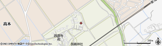 滋賀県野洲市長島609周辺の地図