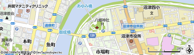 香貫公園周辺の地図