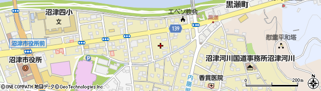 静岡県沼津市本郷町5周辺の地図