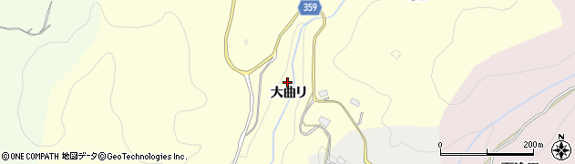 愛知県豊田市国谷町（大曲リ）周辺の地図