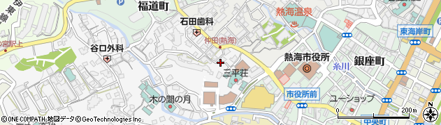 静岡県熱海市水口町2周辺の地図