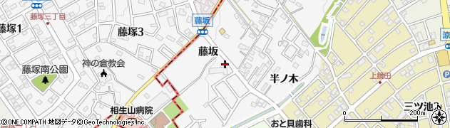 愛知県東郷町（愛知郡）春木（藤坂）周辺の地図