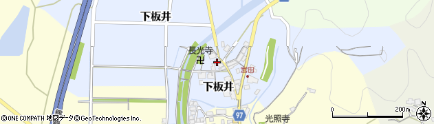 兵庫県丹波篠山市下板井416周辺の地図