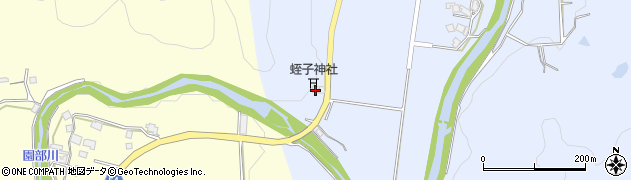 京都府南丹市園部町仁江殿垣内周辺の地図