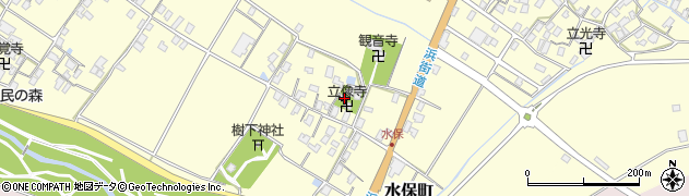 滋賀県守山市水保町229周辺の地図