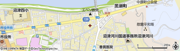 静岡県沼津市本郷町4周辺の地図