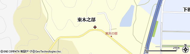 兵庫県丹波篠山市東木之部127周辺の地図