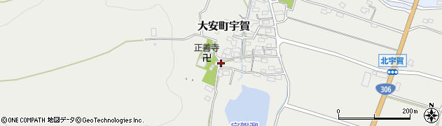 三重県いなべ市大安町宇賀1010周辺の地図