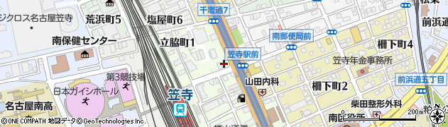 ファミリーマート笠寺駅前店周辺の地図