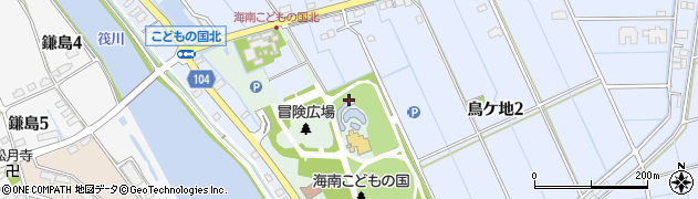 愛知県弥富市鳥ケ地町（松崎）周辺の地図