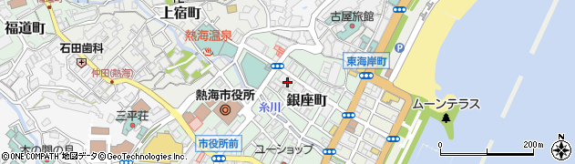 熱海銀座 おさかな食堂×酒場周辺の地図