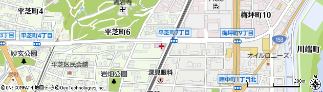 豊田スイミングスクール平芝周辺の地図