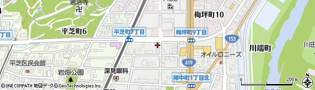 あいおいニッセイ同和損害保険　豊田中川代理店周辺の地図