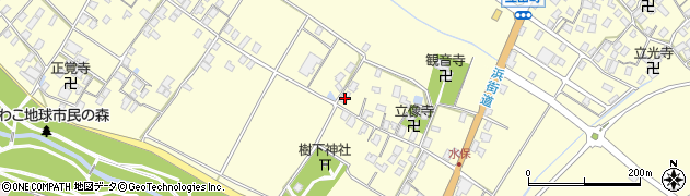 滋賀県守山市水保町222周辺の地図