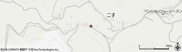 千葉県鴨川市二子281周辺の地図