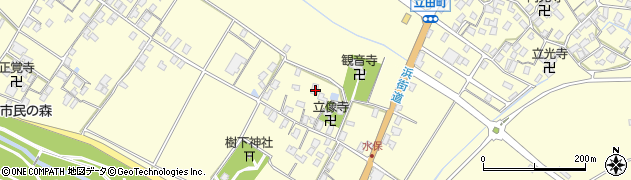 滋賀県守山市水保町231周辺の地図