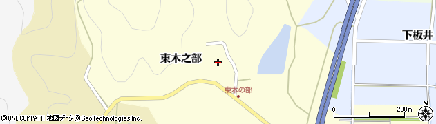 兵庫県丹波篠山市東木之部167周辺の地図