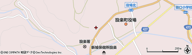 愛知県設楽町（北設楽郡）田口（居立）周辺の地図