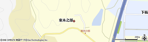 兵庫県丹波篠山市東木之部128周辺の地図