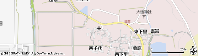 京都府南丹市八木町日置（西千代）周辺の地図