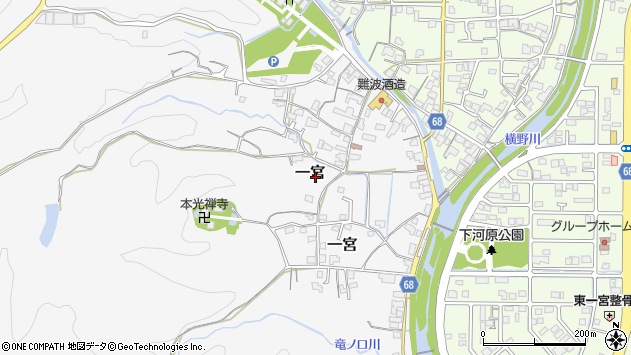 〒708-0815 岡山県津山市一宮の地図