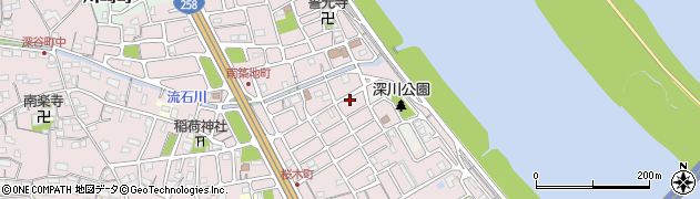 桑名北高校保健室周辺の地図