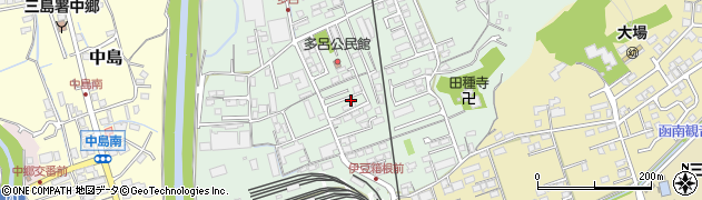 静岡県三島市多呂146周辺の地図
