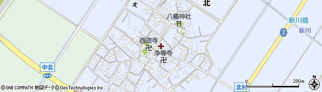 滋賀県野洲市北816周辺の地図