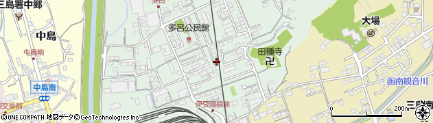 静岡県三島市多呂200周辺の地図