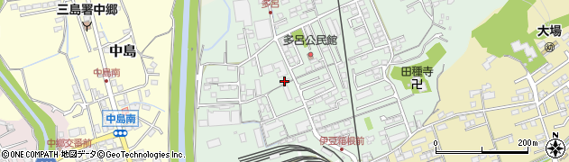 静岡県三島市多呂127周辺の地図