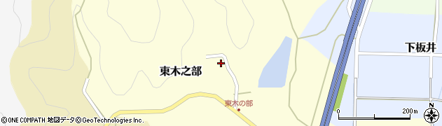 兵庫県丹波篠山市東木之部164周辺の地図