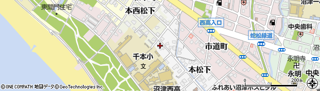 甲田マンション周辺の地図