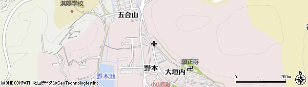 京都府南丹市園部町小山西町（大垣内）周辺の地図