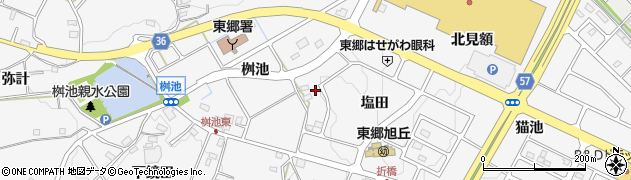 愛知県愛知郡東郷町春木塩田1800周辺の地図