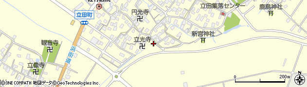 滋賀県守山市立田町1621周辺の地図