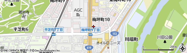 株式会社末岡商店　梅坪店周辺の地図