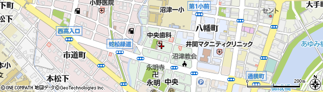 山神道公園周辺の地図