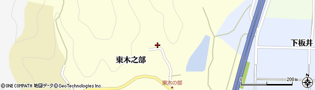 兵庫県丹波篠山市東木之部162周辺の地図