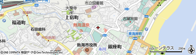 静岡銀行熱海支店周辺の地図