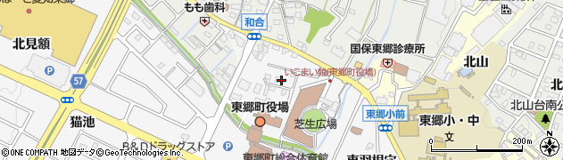 愛知県東郷町（愛知郡）春木（西羽根穴）周辺の地図