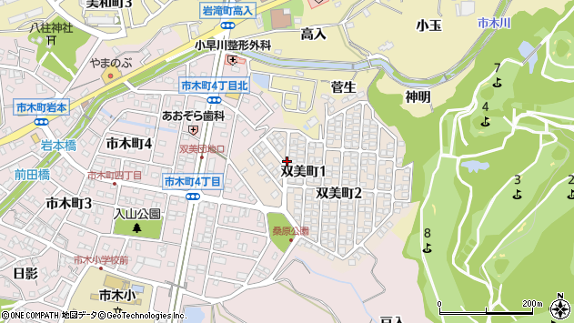 〒471-0004 愛知県豊田市双美町の地図